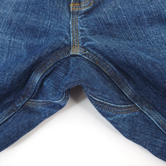 Duluth Trading Flex Ballroom Jeans Mens 36x28 Blue Denim Relaxed Fit - Picture 3 of 12